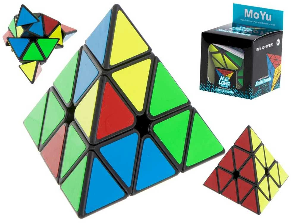 KIK PYRAMINX dėlionės kubo žaidimas Juodas MoYu