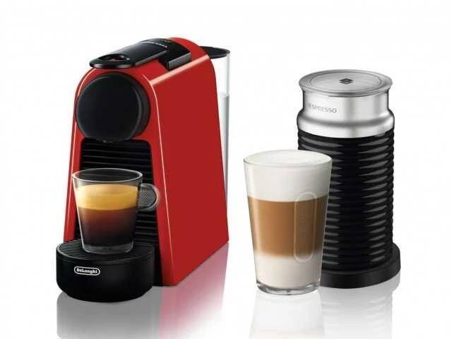 Kavos aparatas Delonghi EN 85.R Essenza Mini Slėgis 19 bar, kapsulinis kavos virimo aparatas, 1150 W, Raudona