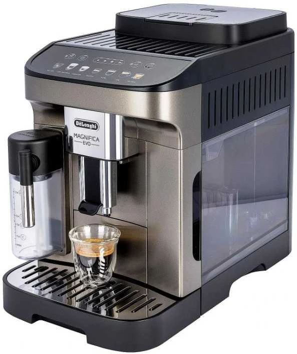 Kavos aparatas Espressomachine DeLonghi Magnifica EVO,titanium/juodas