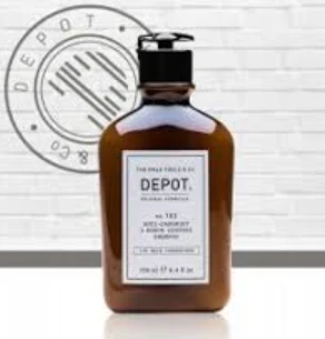 Depot No. 102 Botanical Complex Hair Šampūnas Nuo pleiskanų & Sebum Control plaukų šampūnas vyrams, 250 ml
