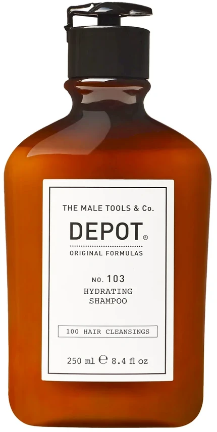 Depot 100 plaukų valymo šampūnas Nr. 103 su provitaminu B5 drėkinimui, 250 ml