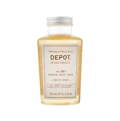 Depot No. 601 Gentle Kūno prausiklis Baltas Cedar, 250 ml