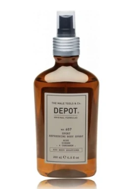 Depot No. 607 Sport gaivinantis kūno purškiklis, 200 ml