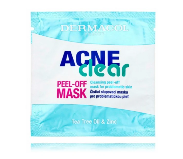 Dermacol AcneClear Peel-Off Mask veido kaukė moterims, 8 ml