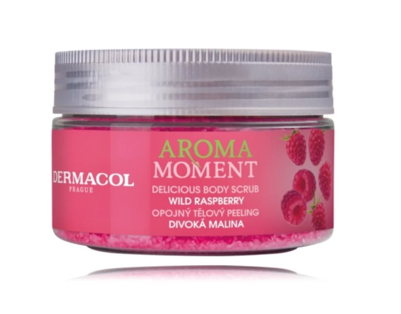 Dermacol Aroma Moment kūno šveitiklis su laukiniais avietėmis 200 g