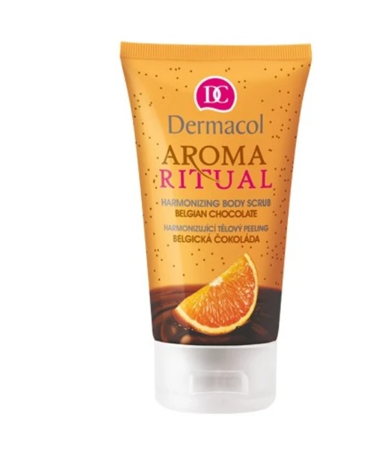 Dermacol Aroma Ritual Belgian Chocolate Body Peeling moterims, 200 ml
