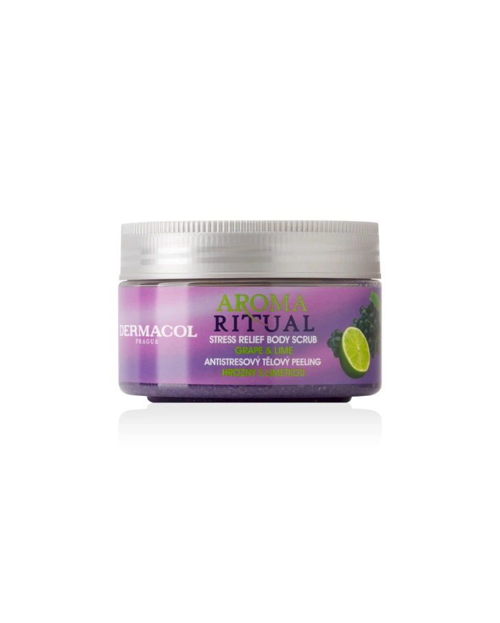 Dermacol Aroma Ritual Grape & Lime Body Peeling moterims, 200 g