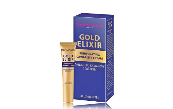 Dermacol Gold Eliksyras Rejuvenating Caviar Paakių kremas Paakių kremas