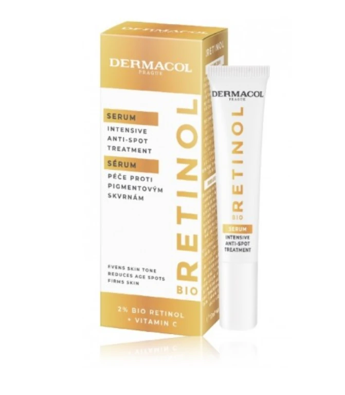 Dermacol Bio Retinol Serum Intensive Anti-Spot Treatment odos serumas