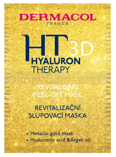 Dermacol 3D Hyaluron Therapy Revitalizuojanti nulupama veido kaukė moterims, 15 ml