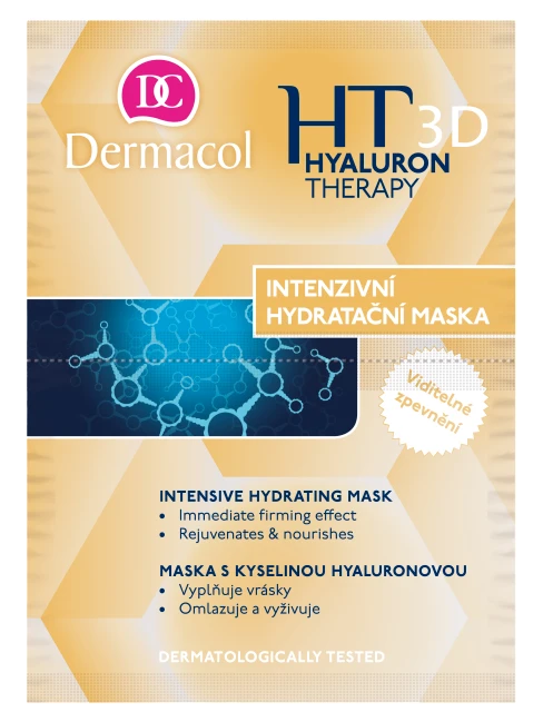 Dermacol 3D Hyaluron Therapy Face Mask moterims, 16 ml