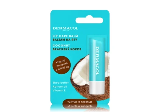 Dermacol Lip care Balm Coconut lūpų balzamas, 4.8 g