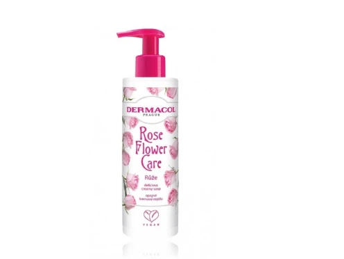 Dermacol Rose Flower Care Creamy Soap Skystas muilas moterims, 250 ml