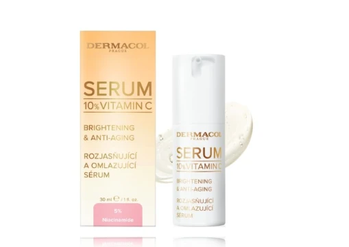 Dermacol serumas su 10 % vitamino C, skaistinamasis ir senėjimą stabdantis, 30 ml