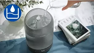 Oro drėkintuvas Philips 1000 serija, iki 41 kv. m, Baltas aprašymas - Prekės nuotrauka
