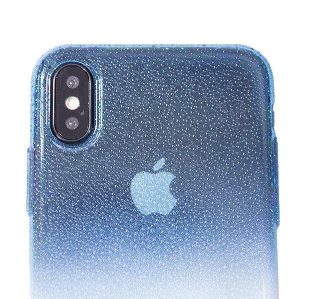 Devia gintaro spalvos plastikinis galinis dėklas Apple iPhone X / XS Mėlyna