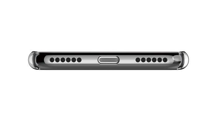 Devia Glimmer 2 silikoninis dėklas Apple iPhone 7 / 8 telefonui, skaidrus - Sidabrinis