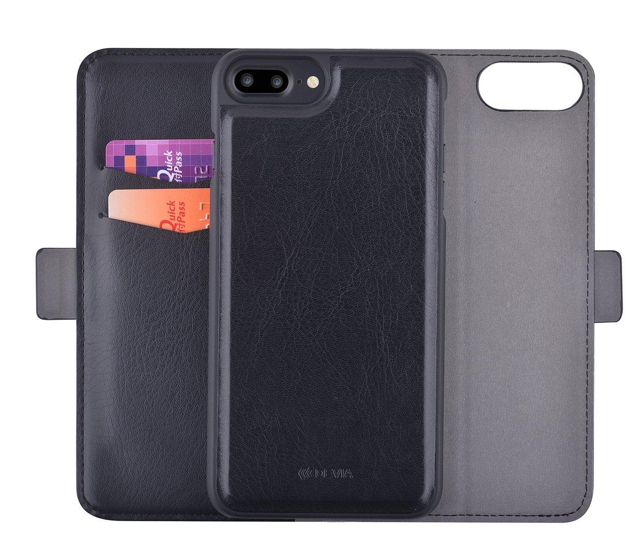 Dėklas Devia Apple iPhone X Magic 2 in 1 case Juodas