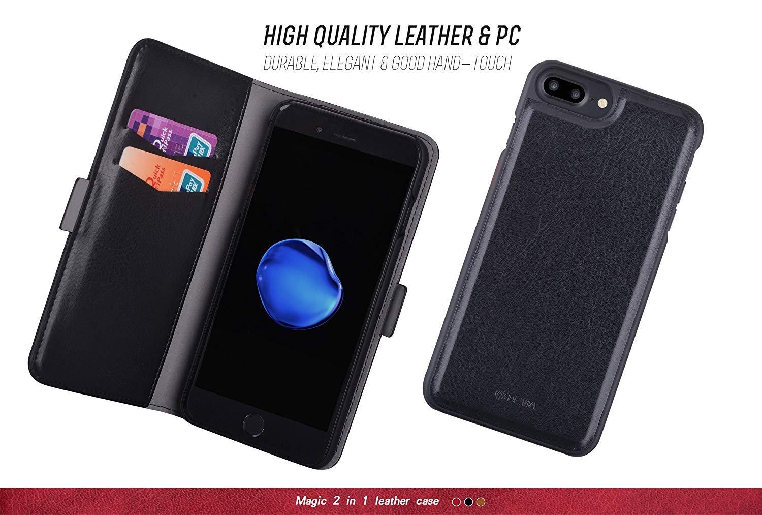 Dėklas Devia Apple iPhone X Magic 2 in 1 case Juodas