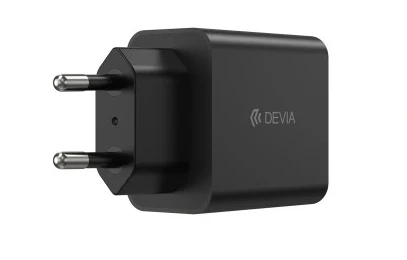 Devia sieninis įkroviklis Rocket PD 45W 1x USB-C juodas