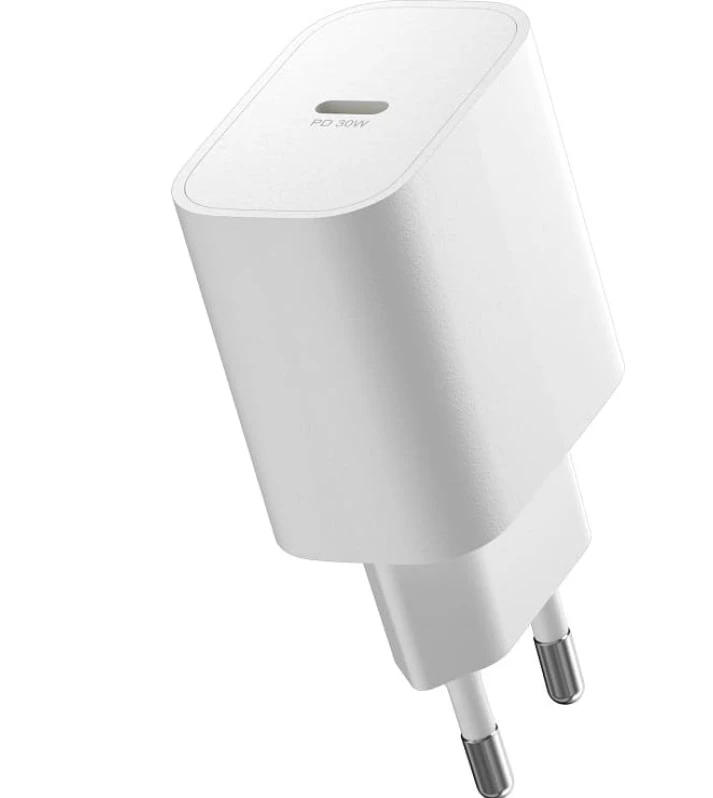 Devia sieninis įkroviklis Smart PD GaN 30W 1x USB-C baltas