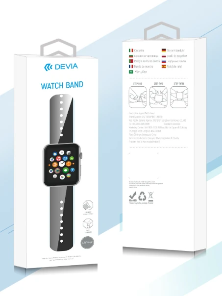 Apyrankė Devia Deluxe 44mm Apple Watch balta