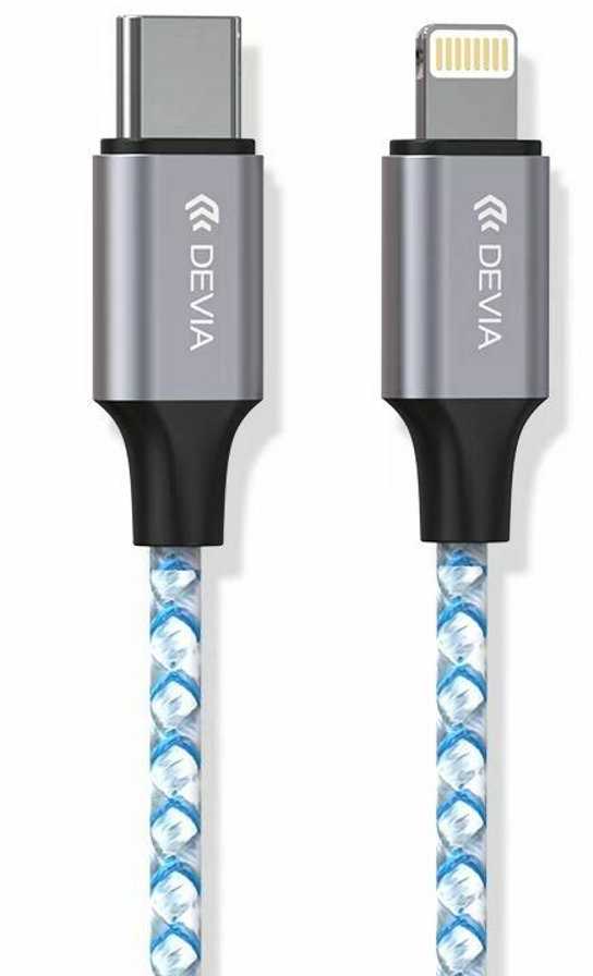 Devia kabelis Vogue PD USB-C - Lightning 1,0 m 20W 3A vamzdis