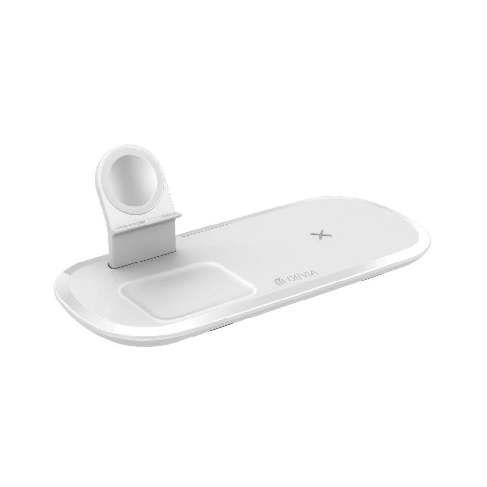Devia Belaidis įkroviklis Smart 3in1 / išmanusis telefonas / Apple Watch / ausinės / USB