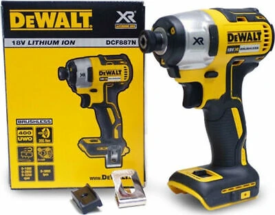 Smūginis suktuvas DeWalt DCF887N; 18 V (Be akumuliatoriaus ir pakrovėjo)