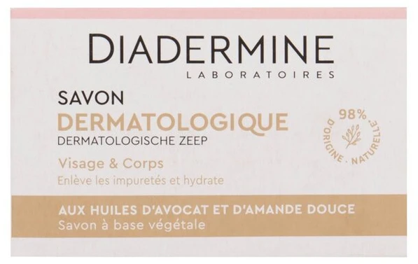 Diadermine Dermatological Bar Soap, 100 g