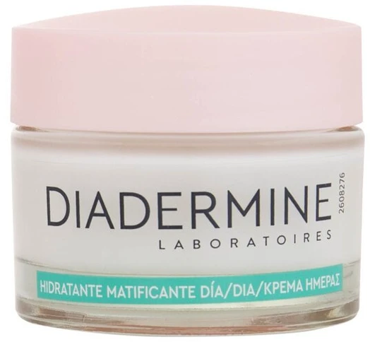 Diadermine pH7 drėkinamasis matinį efektą suteikiantis dieninis kremas, 50 ml