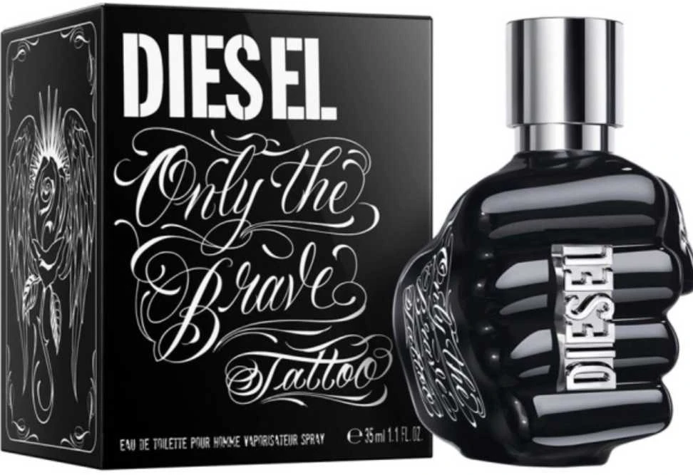 Diesel Only The Brave Tattoo Pour Homme EDT tualetinis vanduo vyrams, 35 ml