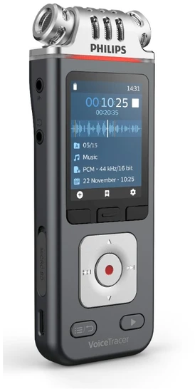 Diktofonas „Philips DVT6115“ 8 GB USB atmintinė + kortelės lizdas
