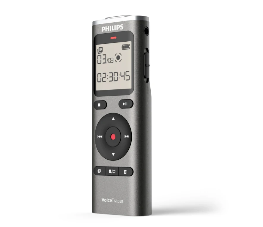 Diktofonas Philips DVT1170 8 GB atminties su USB-C + atminties kortelės lizdas
