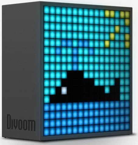 Divoom TimeBox-Evo Pixel Art Smart Bleutooth garsiakalbis, Juodas (Juodas)