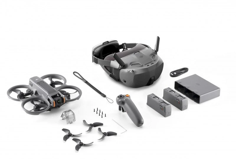 DJI AVATA 2 FLY IŠMANUSIS KOMPLEKTAS / 3 AKUMULIATORIAI CP.FP.00000265
