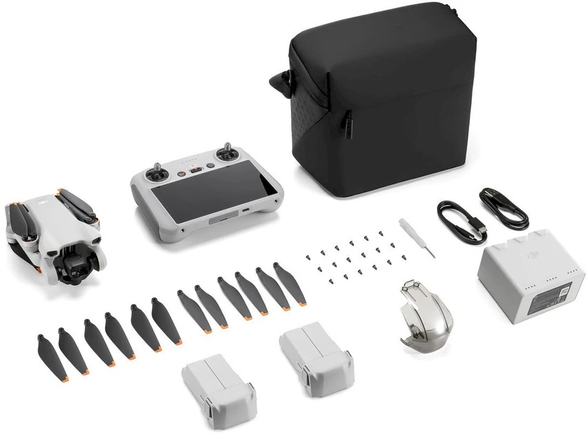 Dronas DJI Mini 3 Fly More Combo (su išmaniuoju pultu)