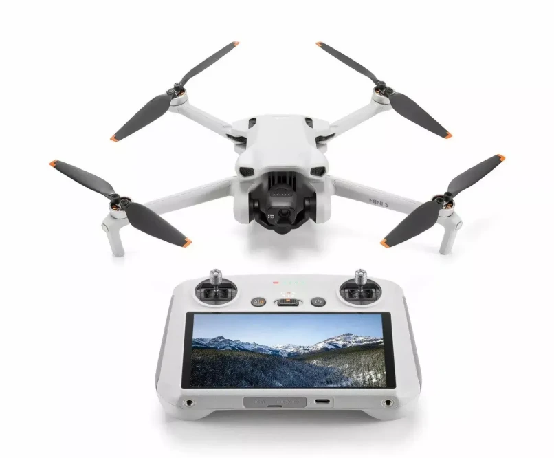 Dronas DJI Mini 3 Consumer su DJI RC, Baltos spalvos