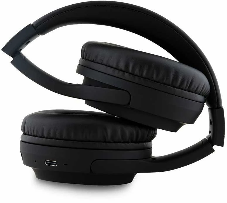 DKNY ausinės Bluetooth DKBH3DNYAK juodos spalvos Arch Logo