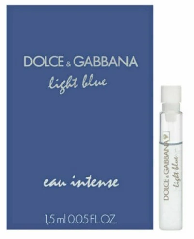 Dolce&Gabbana Dolce & Gabbana Light Mėlyna Eau Intense Eau De Parfum - mėginys 1,5 ml (moteris)