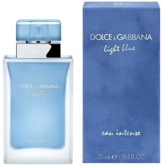 Dolce&Gabbana Dolce & Gabbana Light Mėlyna Eau Intense EDP parfumuotas vanduo moterims, 25 ml