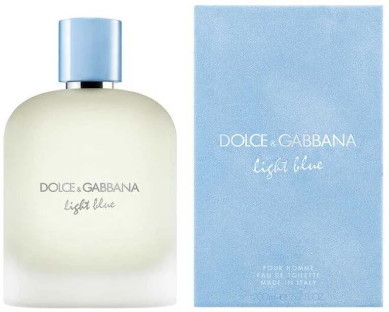Dolce&Gabbana Dolce & Gabbana Light Mėlyna Pour Homme EDT tualetinis vanduo vyrams, 200 ml