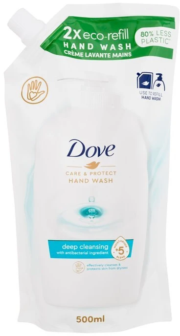 Skystas muilas DOVE Deep Cleansing, 500 ml, PAPILDAS