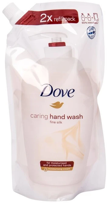 Skystas muilas DOVE Silk, 500 ml, PAPILDAS