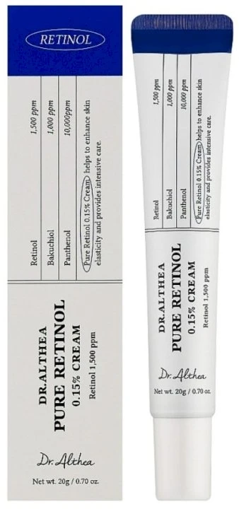 Dr. Althea Pure Retinol 0.15% Kreminis veido kremas, 20 g
