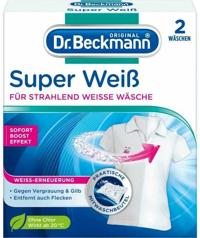 DR.BECKMANN Dr_Beckmann Balinimo priemonė Dr. Beckmann, 2 x 40 g