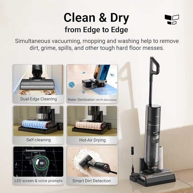 Drėgno plovimo siurblys Dreame H12 Pro, Baltas