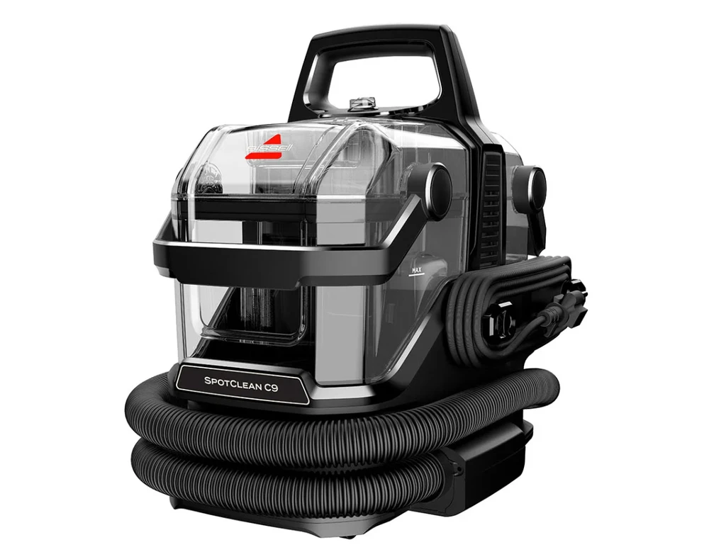 Dulkių siurblys Bissell | Nešiojamas kilimų ir apmušalų valiklis | SpotClean C9 Pro | Veikia su laidu | Skalbimo funkcija | 400 W