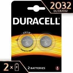 Ličio akumuliatorius Duracell DL2032 3V - CR2032, ECR2032 2B