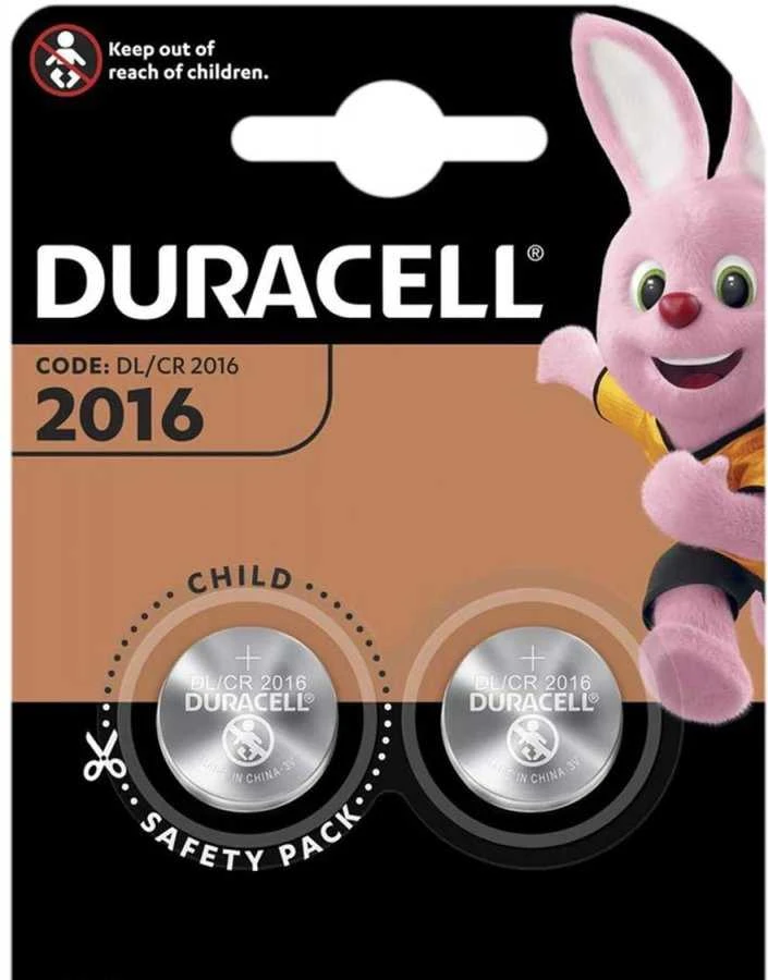 Duracell DL2016, CR2016, 6016, E-CR2016, SB-T11 3V 2B ličio baterija